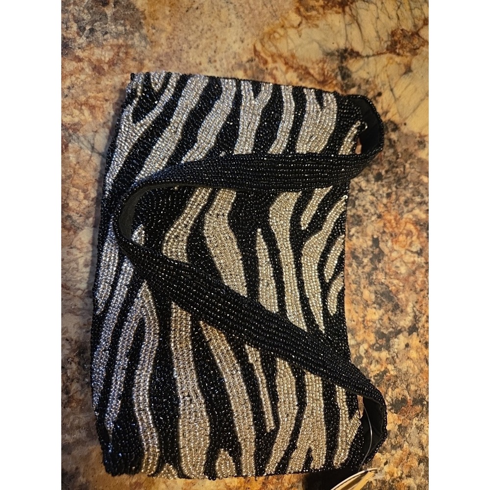 Fully Beaded Studio 12 Zebra Purse, Night Out With The Girls, Vacation, Cruise - Picture 5 of 8